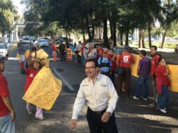 La carga vehicular ya se deja ver en el sentido de Norte a Sur de esta avenida.  /