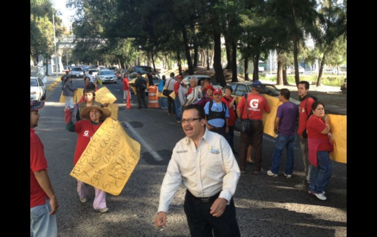 La carga vehicular ya se deja ver en el sentido de Norte a Sur de esta avenida.  /