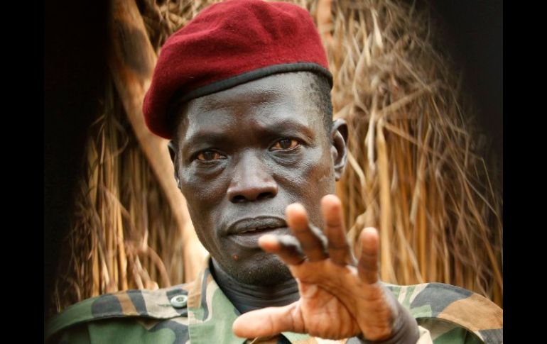 El general Ceasar Acellam, colaborador cercano del señor de la guerra Joseph Kony. REUTERS  /