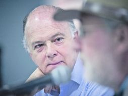 Momento de la presentación del libro ''Redentores'', de Enrique Krauze.Foto © Léa LA  César Alvarez 2012  /