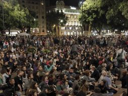 Hace unos días, los indignados españoles celebraron su aniversario entre protestas por la crisis y el desempleo en la nación. ARCHIVO  /