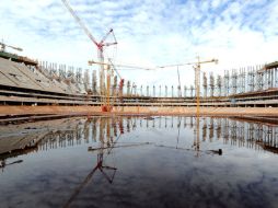 El Estadio Nacional de Brasilia también será sede del Mundial, el cual continúa en construcción. AFP  /