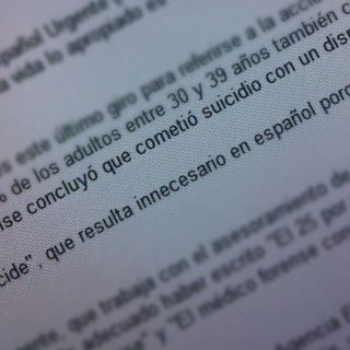 Fundéu BBVA: 'suicidarse', no 'cometer suicidio'