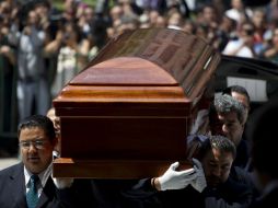 Esta tarde el escritor mexicano fue homenajeado en el Palacio de Bellas Artes. AP  /