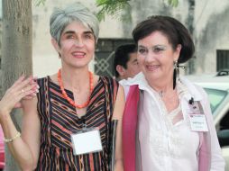 Cristina y Martha Levy.  /
