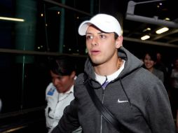 Javier 'Chicharito' Hernández llegó a Guadalajara para descansar antes de concentrarse con la Selección.  /
