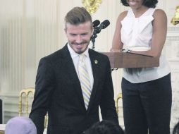 David Beckam llevará a los ingleses la emoción por la cercanía de los Juegos. AFP  /