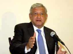 López Obrador subrayó que el Ejército no debe hacerse cargo se tareas de seguridad pública. ARCHIVO  /