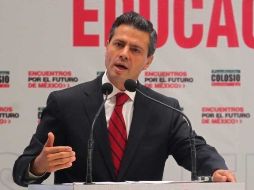 En gira en Guadalajara, Enrique Peña Nieto habló en el Foro de Educación de la Fundación Colosio.  /