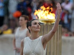 La flama olímpica está rumbo a Londres 2012. AP  /