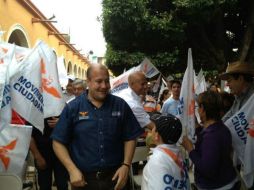 Enrique Alfaro recorrió el día de hoy los municipios de Degollado, Jesús María y Ayotlán. ESPECIAL  /