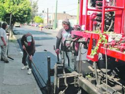 Trabajos de pavimentación y bacheo en Guadalajara.  /