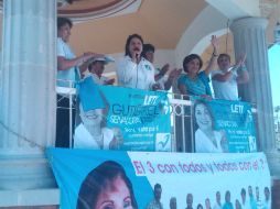 Maria de los Ángeles Martinez candidata al gobierno de Jalisco por el Panal. ESPECIAL  /