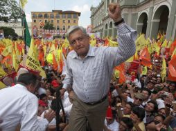 López Obrador dió un consejo respecto a las despensas a cambio de los votos: “recíbanlas, pero luego voten por quien decidan”. NTX  /