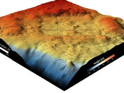 Gráfica cedida por el Instituto de Antropología de Honduras que detalla el área de la posible ubicación de la Ciudad Blanca. EFE  /