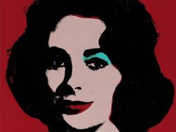 El retrato de la actriz Elizabeth Taylor, elaborado por Andy Warhol, también fue subastado. ARCHIVO  /