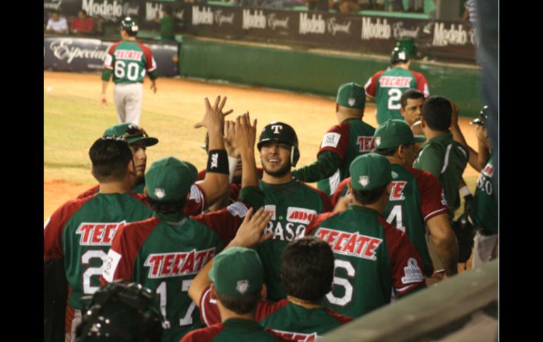 Los Olmecas de Tabasco se impusieron por 8-5 a los Pericos de Puebla. ESPECIAL  /