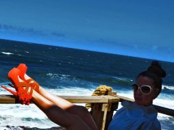 Las reclusas del taller de costura reciben cinco dólares por cada jornada de trabajo. EFE  /