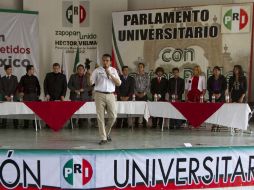 El encuentro se llevó a cabo en el auditorio del PRI Zapopan. ESPECIAL  /