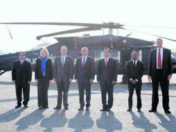 En el marco de colaboración de la Iniciativa Mérida, fue entregado un moderno Black Hawk a la Policía Federal mexicana. EL UNIVERSAL  /