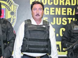 Narciso Agúndez Montaño al momento de ser presentado. NTX  /