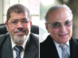 De entre Mohamed Mursi y Ahmed Shafiq saldrá el nuevo presidente egipcio, que será anunciado el 21 de junio. AFP  /