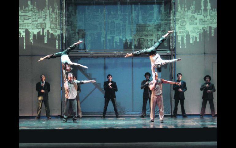 Para la clausura del Festival, Les 7 Doigts de la Main presentaron el espectáculo PSY.  /