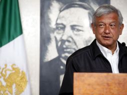 Andrés Manuel López Obrador indicó que sus adversarios lo pueden criticar de todo menos de ser corrupto. NOTIMEX  /