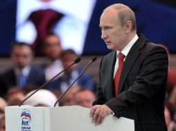 Putin ha dado a entender que en última instancia él sigue siendo el líder de Rusia Unida. AP  /