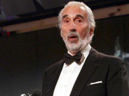 El actor Christopher Lee. ARCHIVO  /