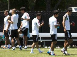 Foto de acción del entrenamiento del Tri en Chicago. MEXSPORT  /