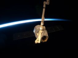 Moverán el brazo robótico Canadarm2 para desacoplar la cápsula espacial Dragon del módulo Harmony, para regresarla a la Tierra. AP  /