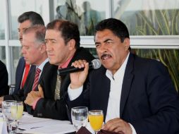 Ramiro Hernández acudió a una reunión con los directivos del  Consejo  de Cámaras Industriales de Jalisco. ESPECIAL  /