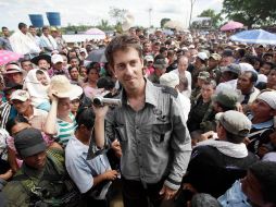 El periodista francés Romeo Langlois fue liberado por las FARC tras un mes de cautiverio. AP  /