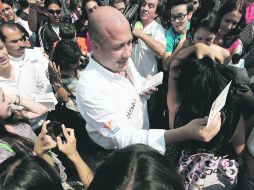 El candidato de Movimiento Ciudadano asegura que no hay nada ilegal en la asociación empresarial en que participa.  /