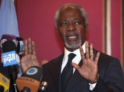 Kofi Annan propuso un plan de paz en Siria que parece haber fallado tras los ataques a civiles en el país.  ARCHIVO  /