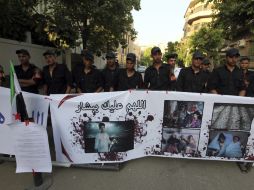 Los secuestros se efectuaron como protesta a Hizbulá, que reprime la manifestación del grupo 'Revolucionarios de Siria-Rif Alepo'. EFE  /