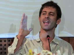 Romeo Langlois reveló parte del contenido de la misiva durante una rueda de prensa en Bogotá. REUTERS  /