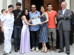 Alejandra Cárdenas, Michel Brown, Martha y Miriam Higareda, Marco Polo Constandse, Luis Gerardo Méndez y Fernando Lujan. EL UNIVERSAL  /