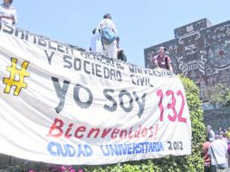 El campus de la UNAM fue el escenario en donde se acordó el manifiesto fundacional del movimiento estudiantil. EL UNIVERSAL  /