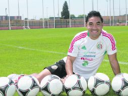 Marco Fabián busca hoy establecer el récord de más goles anotados en el Torneo Esperanzas de Toulon. MEXSPORT  /
