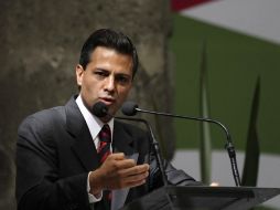 Peña Nieto se manifestó a favor de que el debate del próximo 10 de junio se transmita en cadena nacional. REUTERS  /