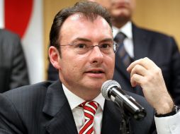 Luis Videgaray, representante de Peña Nieto, asegura que demandará a Ricardo Monreal por difamación. ARCHIVO  /
