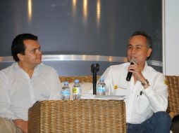 Garza, en la reunión celebrada en Puerto Vallarta. ESPECIAL  /