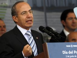 El presidente encabezó la ceremonia solemne de entrega de reconocimientos y estímulos, en el marco del Día del Policía. AP  /