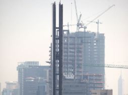 Imagen del monumento conmemorativo del Bicentenario a sólo una semana de su parcial inauguración, el 7 de enero de 2012. ARCHIVO  /