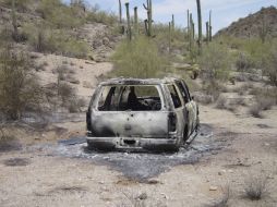 El vehículo fue localizado en una conocida ruta de tráfico de drogas cerca de la frontera mexicana. REUTERS  /