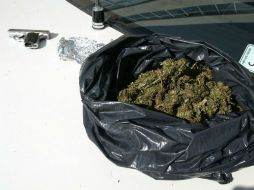 En en municipio de Guadalajara, municipales decomisaron en hechos distintos alrededor de 60 gramos de mariguana . ARCHIVO  /