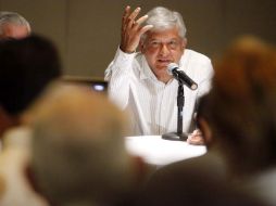 Por la mañana estuvo en Villahermosa, Tabasco. EL UNIVERSAL  /