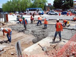 Parte del dinero se dirigió para cubrir la inversión que requería la primera etapa de pavimentación con concreto hidráulico. ARCHIVO  /
